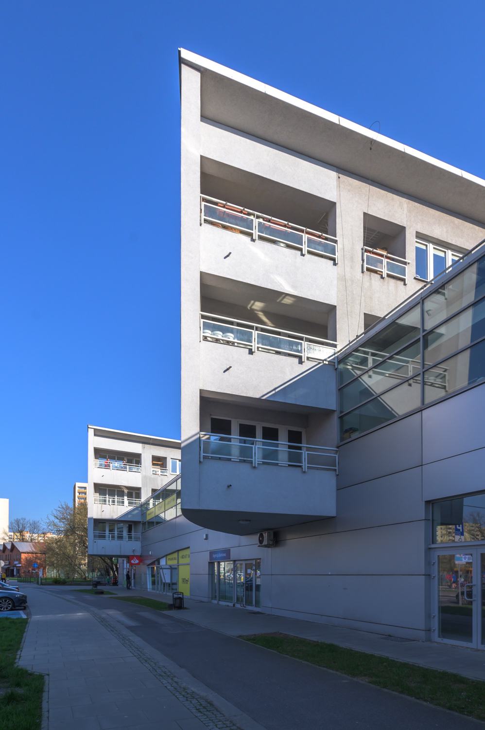 Zdjęcie architektury budynku Budynki mieszkalno-usługowe